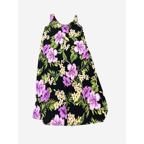 NaPua Collection Honolulu Hawaiian Floral print maxi dress size S - Picture 2 of 5
